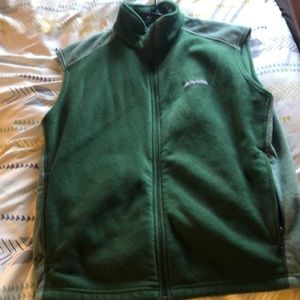 Mens fleece Columbia vest XL